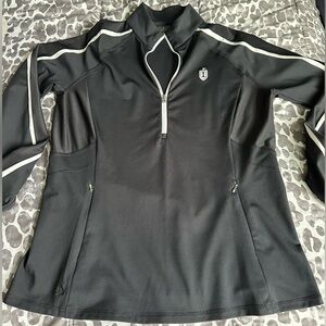 Kate Lord L/S 1/4 zip top Sz LG